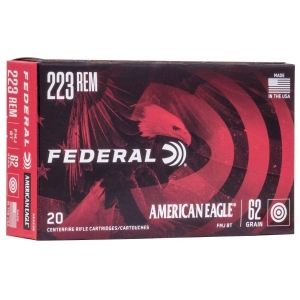 Federal - American Eagle amunicja FMJ BT 62gr cal. 223 rem (op.=20szt.)