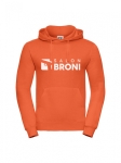 Bluza z Nadrukiem Salon Broni - Pomarańczowa