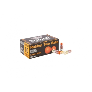 Sterling - Amunicja Gumowa Double Rubber Ball  kal. 12/70 (1 op. = 10 nb)