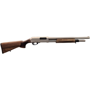 Aksa - PA-1208 Strzelba PumpAction Drewno Nickiel 7+1 cal. 12/76