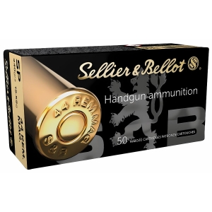 S & B - Amunicja kal.44 Rem Magnum SP 15.55 g (240 gr) op-50szt.