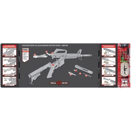 Mata rusznikarska z zestawem narzędzi Real Avid Master Cleaning Station AR15 Salon Broni.jpg