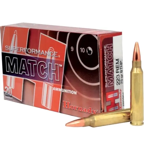 Amunicja Hornady kal.223Rem BTHP Superformance Match 75gr Salon Broni.jpg