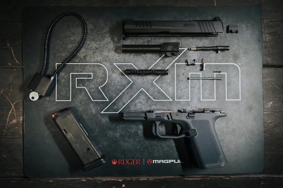 Ruger RXM 4,5" czarny - Rozłożony